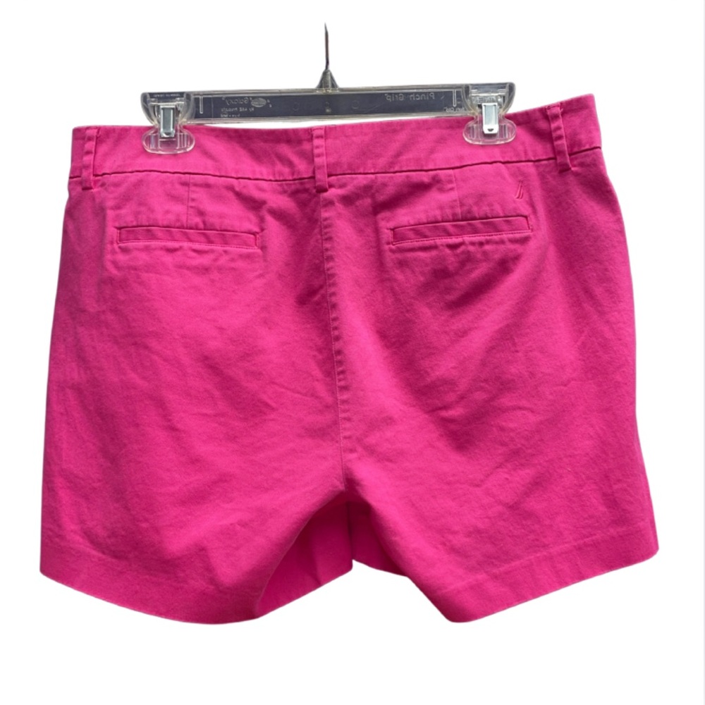 Nautica Pink Cotton Khaki Pocket Shorts Sz 10 - Picture 2 of 6